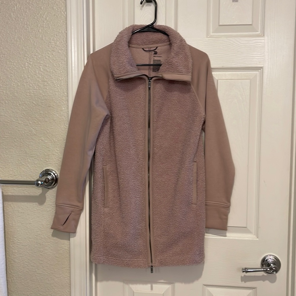 Light Mauve Long Sports Utility Jacket
